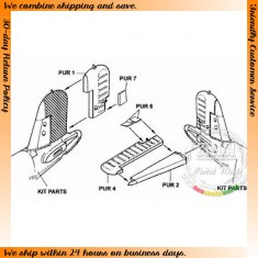 1/48 Vought F4U-1 Control Surfaces Set for Tamiya kits