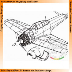 1/48 Mitsubishi A6M5 Zero Engine Set for Hasegawa kits