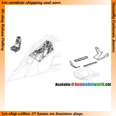 1/48 Lockheed F-117A Interior Set for Tamiya kits
