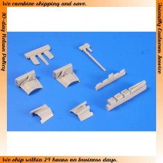 1/48 Saab JAS-39A/C Gripen Exterior Detail-up Set for Kittyhawk kit