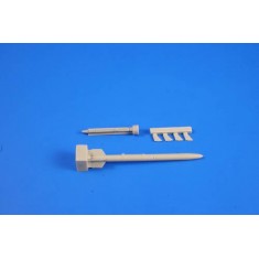 1/48 AGM-88 HARM Air-to-Surface Missile and NATO / US LAU-118 Launcher Adaptors (2pcs)
