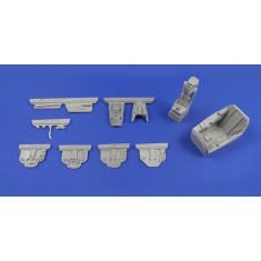 1/48 BAC Lightning F2/F2A/F3/F6 Cockpit Set for Eduard/Airfix kit