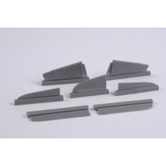 1/48 J2M3 Raiden (JACK) - Control surface set for Hasegawa kit
