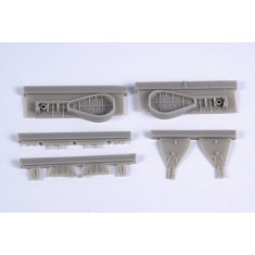 1/48 J2M3 Raiden (Jack) - Undercarriage set for Hasegawa kit