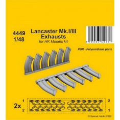 1/48 WWII Lancaster Mk.I/III Exhausts