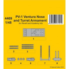 1/48 Lockheed PV-1 Ventura Nose and Turret Armament