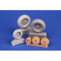 1/48 WWII US B-26B/C Marauder Undercarriage Wheels for ICM kit