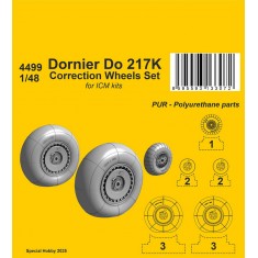 1/48 Dornier Do 217 Wheels Correction Set for ICM kits