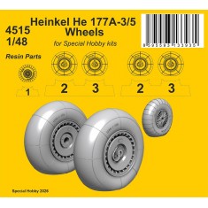 1/48 Heinkel He 177A-3/5 Wheels for Special Hobby kits