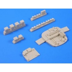 1/32 Junkers Ju 88A Bulkhead with Radio Sets for Revell kits