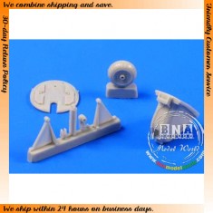 1/32 Heinkel He 162A Nose Undercarriage Bay and Wheel for Revell kit