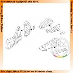1/32 Curtiss P-40E/K/M/N Warhawk Control Surfaces for Hasegawa kit