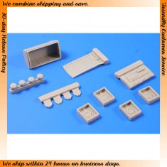 1/32 Heinkel He 111P Fuel Fillers Necks and Life Raft for Revell kit