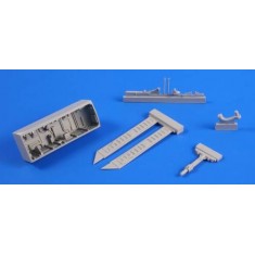 1/32 Lockheed F-104G/S Nose Undercarriage Bay & Corrected Nose Undercarriage Leg 
