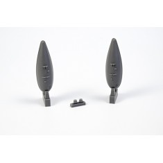 1/32 P-51D Mustang Metal Drop Tank with Jutting Filler Neck (2pcs) for Revell kit