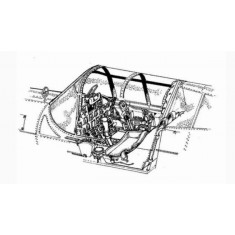 1/72 Curtiss P-40E Interior Set for Academy kit