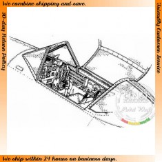 1/72 Messerschmitt Me 262A Interior Set for Heller/Smer kit