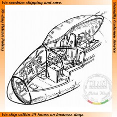 1/72 De Havilland Mosquito Interior Set for Hasegawa kit