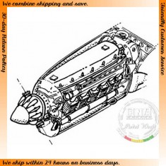 1/72 Focke-Wulf Fw-189A Engine Set (Argus Ar-410) for Condor/MPM kits 