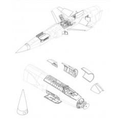 1/72 Lockheed F-104S/G Detail Set for Hasegawa kit