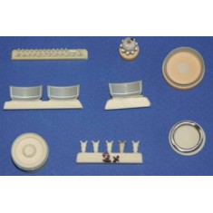 1/72 Boeing B-17F/G Flying Fortress Engine Set (Wright 1820) for Academy