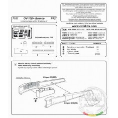 1/72 Grumman OV-10D Undercarriage Set for Academy kit