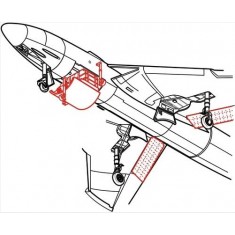 1/72 Hawker Hunter Exterior Set for Revell kit