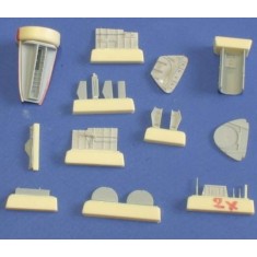 1/72 Messerschmitt Me 262A Undercarriage Set for Academy kit