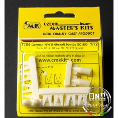 1/72 WWII German Aircraft Bombs SC 500 (4pcs)