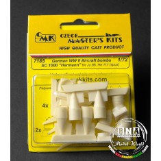 1/72 WWII German Aircraft Bombs SC 1000 "Herrmann" (4pcs)