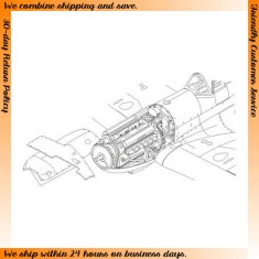 1/72 Supermarine Spitfire Mk.IX Engine Set for Airfix kit