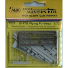 1/72 Boeing B-17G Flying Fortress Waist Gunners Compartment Set for Revell kit