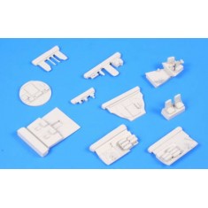 1/72 Boeing B-17G Flying Fortress Left Outer Engine Set for Revell kit
