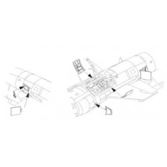1/72 Lockheed F-104G Starfighter Exterior Detail-up Set for Revell kit