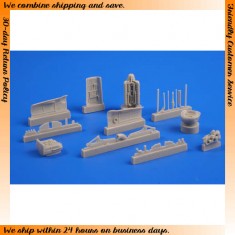 1/72 Messerschmitt Bf 109G-6 Engine Set for Airfix kit