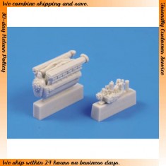 1/72 WWII US Allison V-1710 Series F Engine Set