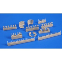 1/72 Mitsubishi A6M5 Zero Engine Set for Tamiya kit