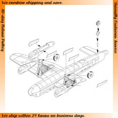 1/72 Avro Lancaster Mk.I/III Undercarriage Set for Airfix kit