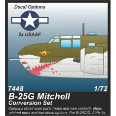 1/72 WWII US B-25G Mitchell 75mm Gun Nose Conversion Set