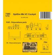 1/72 Supermarine Spitfire Mk.VC Cockpit for Airfix kit