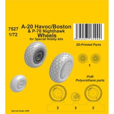 1/72 A-20 Havoc/Boston Wheels for Special Hobby kits