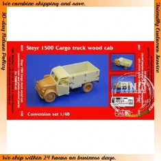 1/48 Steyr 1500 Cargo Truck Wood Cab Conversion Set for Tamiya kit