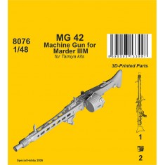 1/48 MG 42 Machine Gun for Marder IIIM for Tamiya kit