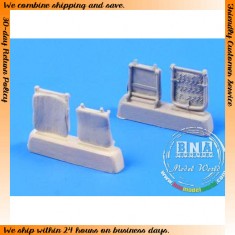 1/35 WWII German Tank Seats (2pcs)