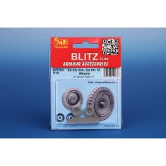 1/72 SdKfz 250 / SdKfz 10 Wheels for Special Hobby kits