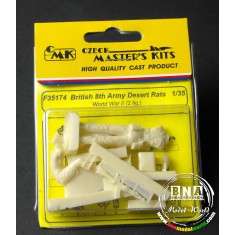 1/35 WWII British 8th Army Desert Rats (2 resin figures)