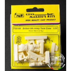 1/35 British 8th Army Tank Crew (2 resin figures)