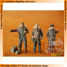 1/48 WWII US Bomber Pilots (3 Figures)