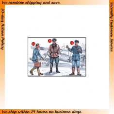 1/72 WWI German Richthofen Flying Circus (3 Figures)