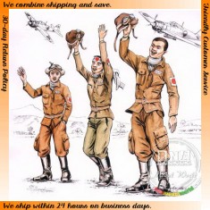 1/72 Japanese Kamikaze Pilots (3 Figures)